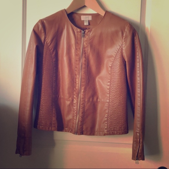 Vegan Leather Jacket - Picture 1 of 7